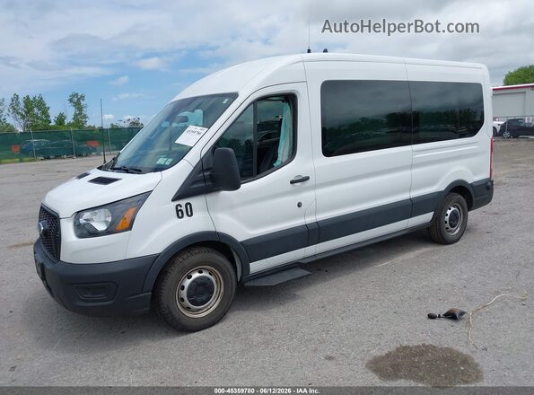 1FBAX2C83RKA78369 2024 FORD TRANSIT-350 White წინა მარცხენა ხედი სამი მეოთხედიდან