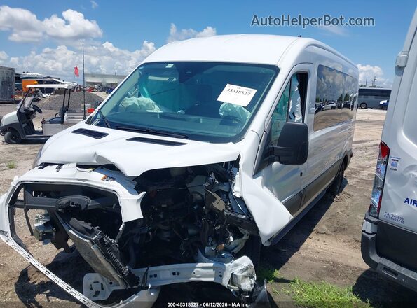 1FBAX2C84SKA63529 2025 FORD TRANSIT-350 White Vista tres cuartos delantera izquierda