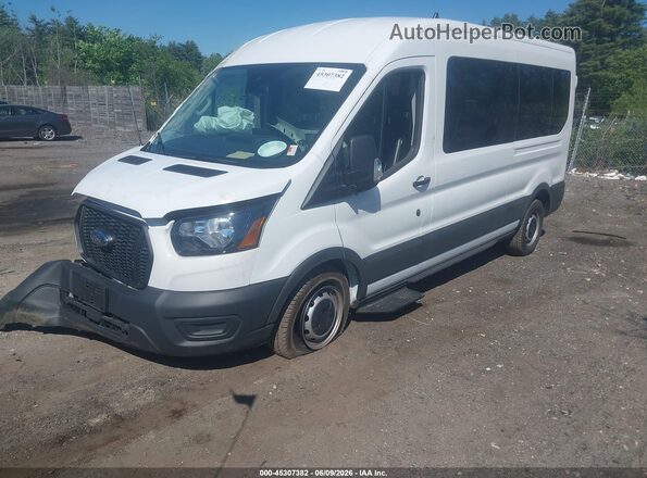 1FBAX2C89RKB69078 2024 FORD TRANSIT-350 White Vista tres cuartos delantera izquierda
