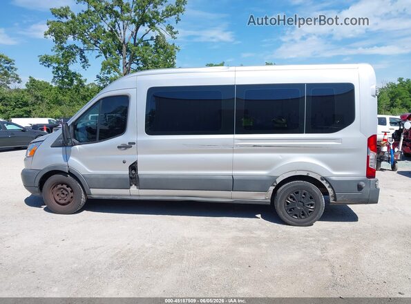 1FBAX2CG0GKA78057 2016 FORD TRANSIT-350 Серебряный Панорамный вид салона 360°