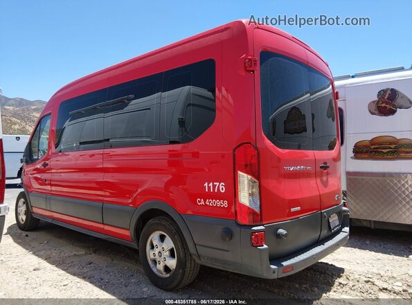 1FBAX2CG1HKA17401 2017 FORD TRANSIT-350 Red 