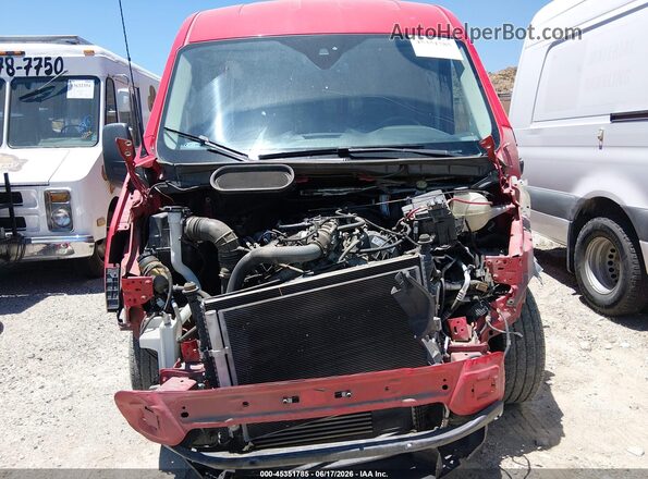 1FBAX2CG1HKA17401 2017 FORD TRANSIT-350 Red Rear interior view