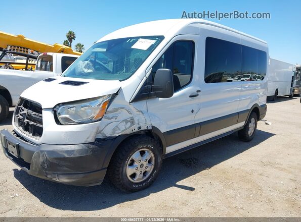 1FBAX2CM5KKA98898 2019 FORD TRANSIT-350 White Vista tres cuartos delantera izquierda