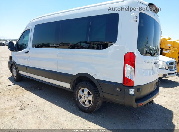 1FBAX2CM5KKA98898 2019 FORD TRANSIT-350 White Trasero izquierdo