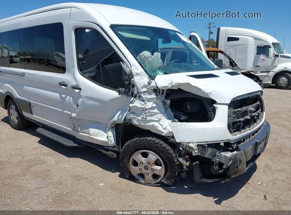 1FBAX2CM5KKA98898 2019 FORD TRANSIT-350 White Vista frontal