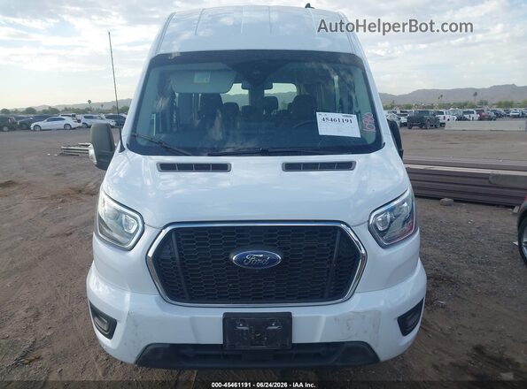1FBAX2X85PKB34111 2023 FORD TRANSIT-350 White ხელსაწყოთა პანელის ხედი