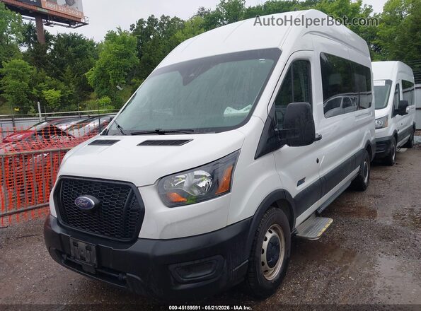 1FBAX2X88MKB02619 2021 FORD TRANSIT-350 Белый Передняя левая четверть