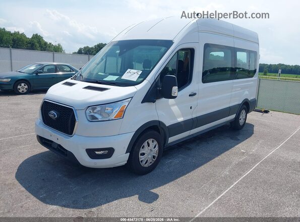 1FBAX2X89NKA76808 2022 FORD TRANSIT-350 Белый Передняя левая четверть