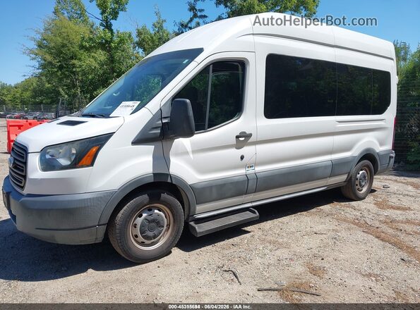 1FBAX2XM3GKB25811 2016 FORD TRANSIT-350 White Vista tres cuartos delantera izquierda