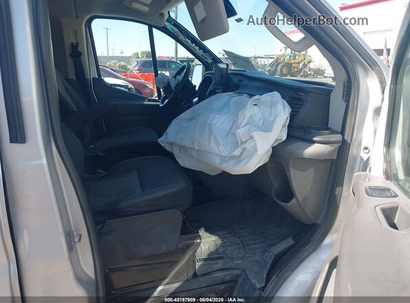 1FBAX2Y81LKA26349 2020 FORD TRANSIT-350 Silver Front interior view