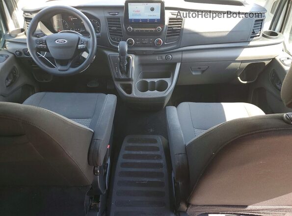 1FBAX2Y82MKA33182 2021 FORD TRANSIT White Առջևի վահանակի տեսք