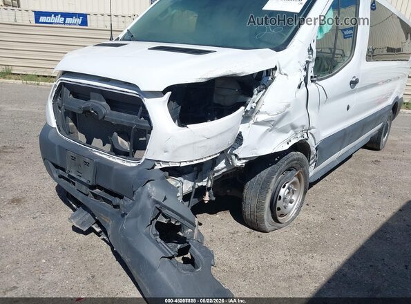 1FBAX2Y86MKA52446 2021 FORD TRANSIT-350 White Widok z przodu
