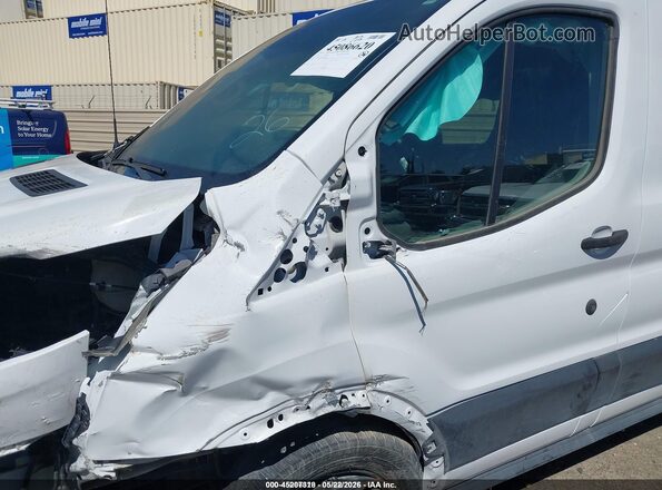 1FBAX2Y86MKA52446 2021 FORD TRANSIT-350 White Widok wnętrza z tyłu