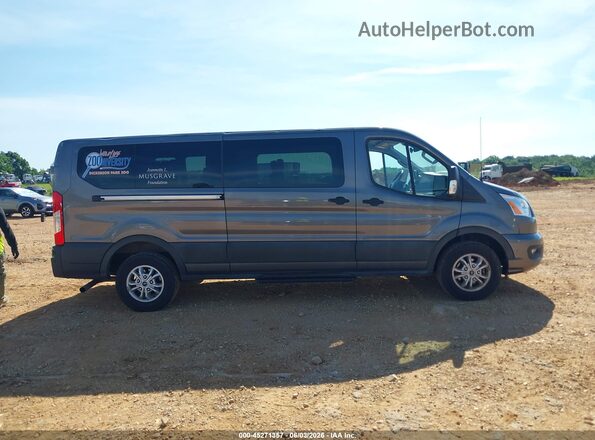 1FBAX2Y89MKA52232 2021 FORD TRANSIT-350 Gray Սալոնի հետևի տեսք