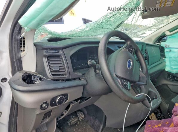1FBAX2Y8XMKA49291 2021 FORD TRANSIT White Սարքավորումների վահանակի տեսք