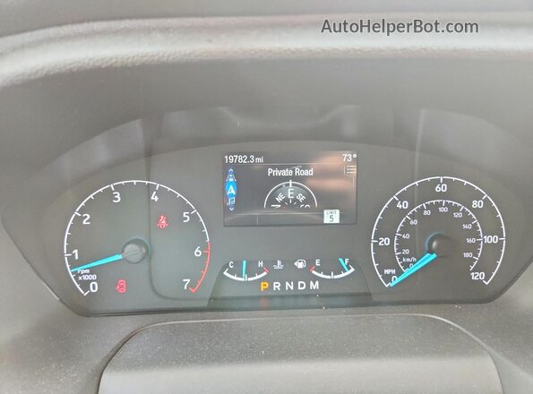 1FBAX2YG3RKB82506 2024 FORD TRANSIT Blue Instrument cluster view