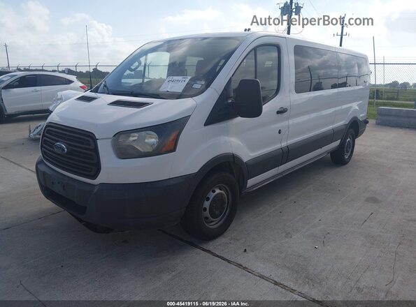 1FBAX2ZV4GKB19070 2016 FORD TRANSIT-350 White Front left