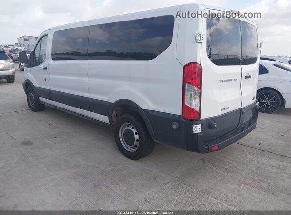 1FBAX2ZV4GKB19070 2016 FORD TRANSIT-350 White Rear left