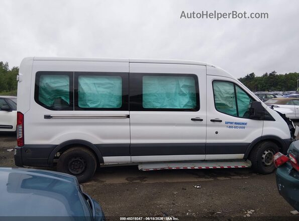 1FBZX2CM0HKA19567 2017 FORD TRANSIT-350 Белый Вид задней части салона