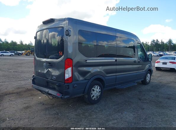 1FBZX2CM4JKB21380 2018 FORD TRANSIT-350 Gray Tył prawy