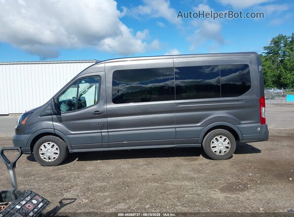 1FBZX2CM4JKB21380 2018 FORD TRANSIT-350 Gray Widok wnętrza 360 stopni