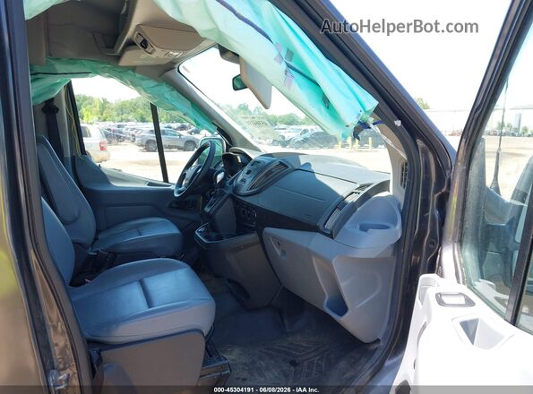 1FBZX2CM5KKA46450 2019 FORD TRANSIT-350 Gray Front interior view