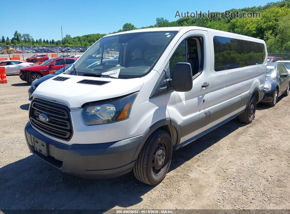 1FBZX2YG2GKA33472 2016 FORD TRANSIT-350 White Vista tres cuartos delantera izquierda