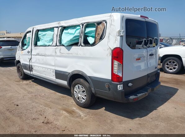 1FBZX2YM1HKA28528 2017 FORD TRANSIT-350 White Tył lewy
