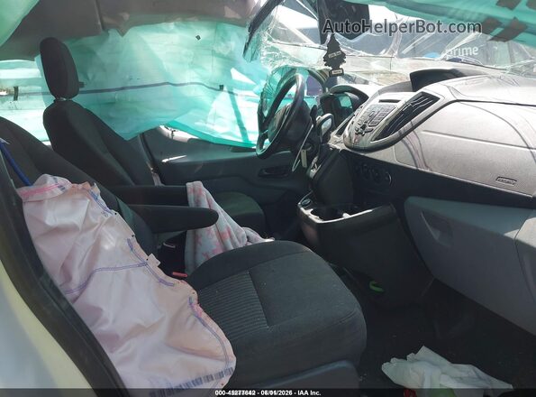 1FBZX2YM1HKA28528 2017 FORD TRANSIT-350 White Widok wnętrza z przodu