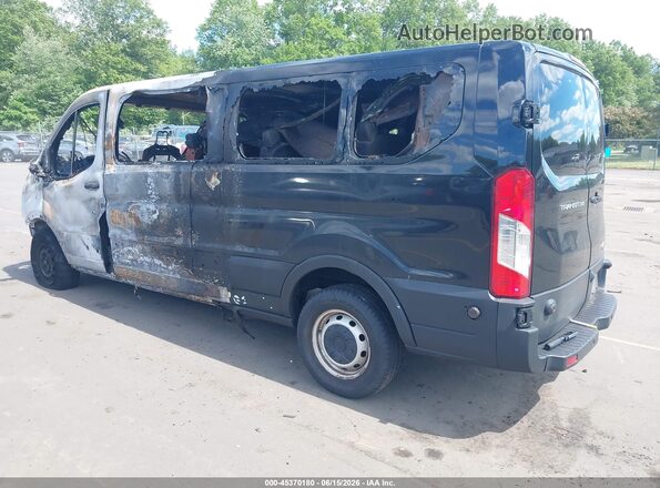 1FBZX2YM1KKA48950 2019 FORD TRANSIT-350 Black Rear left