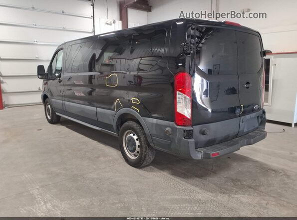 1FBZX2YM2JKB52734 2018 FORD TRANSIT-350 Black Rear left