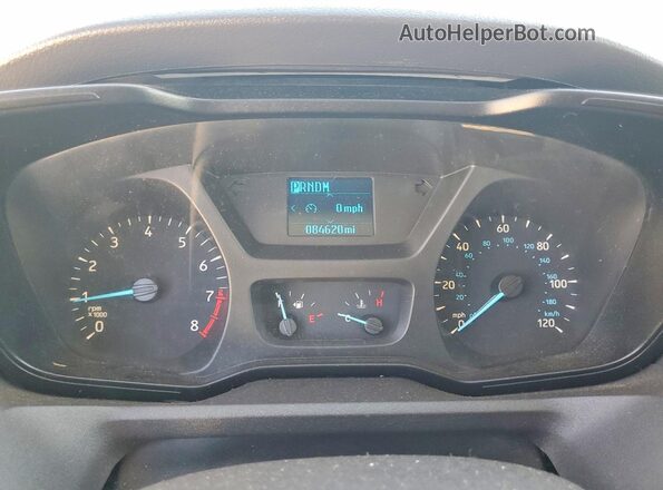 1FBZX2YM3KKB06217 2019 FORD TRANSIT White Instrument cluster view