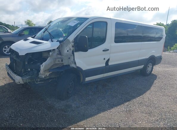 1FBZX2YM4GKA85871 2016 FORD TRANSIT-350 White Առջևի ձախ երեք քառորդ տեսարան