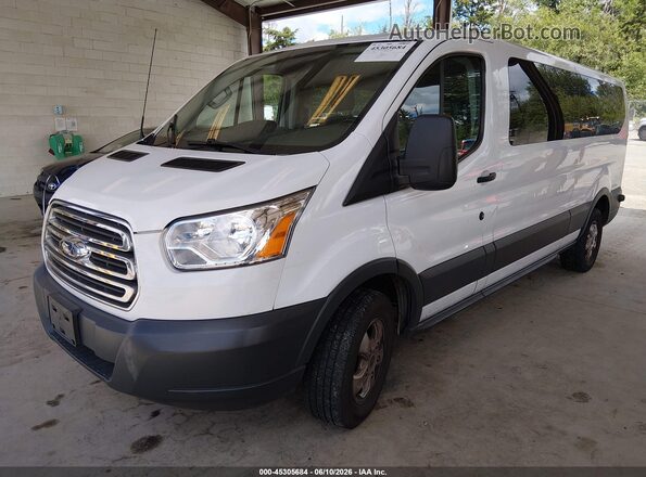 1FBZX2YM6HKB16992 2017 FORD TRANSIT-350 White Vista tres cuartos delantera izquierda