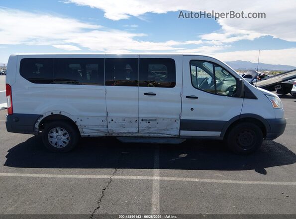 1FBZX2ZM2GKA92560 2016 FORD TRANSIT-350 White Widok wnętrza z tyłu