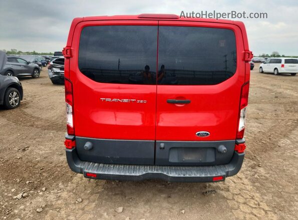1FBZX2ZM2GKB19028 2016 FORD TRANSIT Red უკანა ხედი