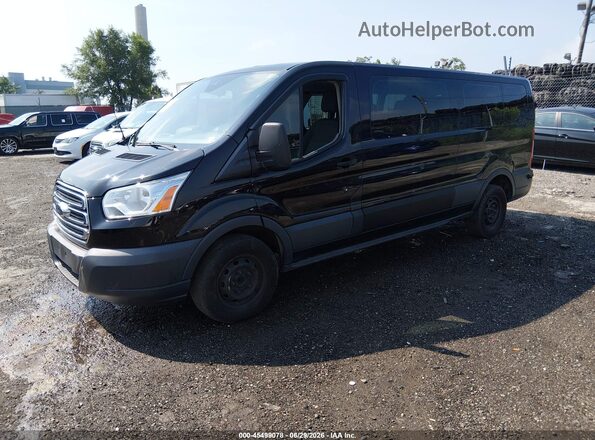 1FBZX2ZM3JKA85768 2018 FORD TRANSIT-350 Black Vista tres cuartos delantera izquierda