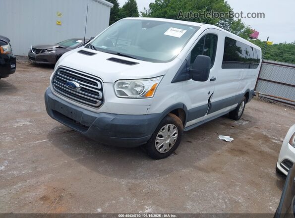 1FBZX2ZM4GKB11366 2016 FORD TRANSIT-350 White წინა მარცხენა ხედი სამი მეოთხედიდან