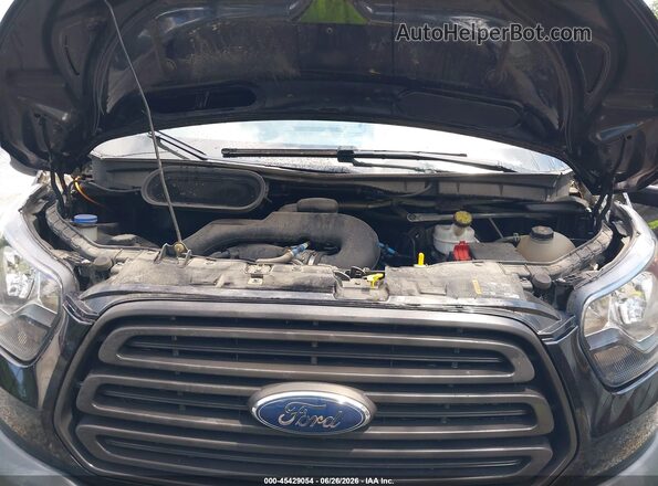 1FBZX2ZM4JKA99825 2018 FORD TRANSIT-350 Black Vista trasera