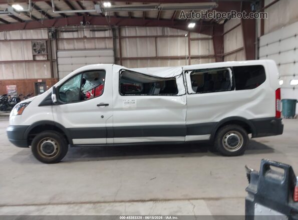 1FBZX2ZM4KKA69130 2019 FORD TRANSIT-350 White Widok wnętrza 360 stopni
