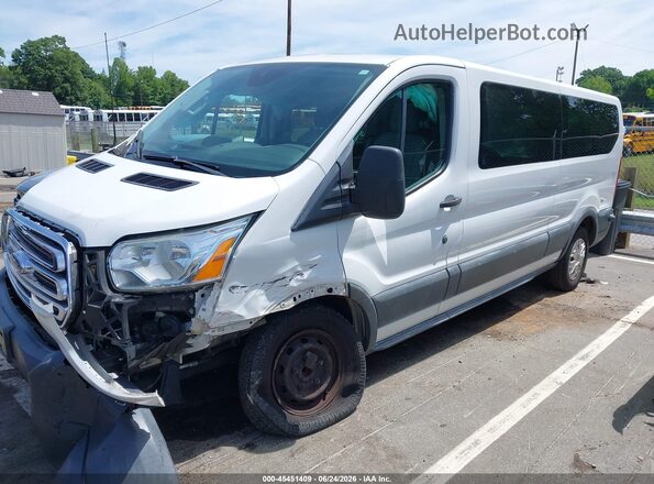 1FBZX2ZM6GKA74885 2016 FORD TRANSIT-350 White Առջևի ձախ երեք քառորդ տեսարան