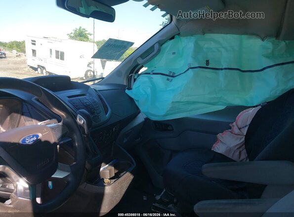 1FBZX2ZM6HKB07224 2017 FORD TRANSIT-350 White Widok wnętrza z przodu