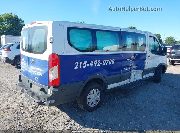 1FBZX2ZM6HKB07224 2017 FORD TRANSIT-350 White Tył prawy