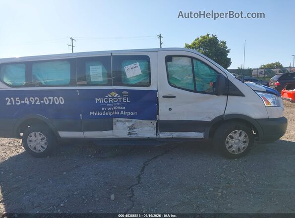 1FBZX2ZM6HKB07224 2017 FORD TRANSIT-350 White Widok z przodu