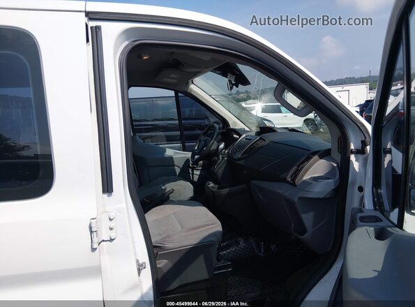 1FBZX2ZM8JKA84258 2018 FORD TRANSIT-350 White Vista interior delantera