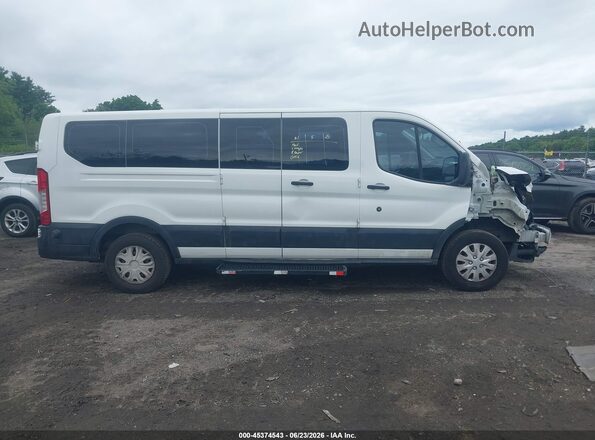 1FBZX2ZM9HKA72663 2017 FORD TRANSIT-350 White Widok wnętrza z tyłu