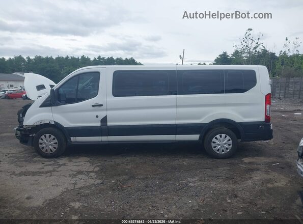 1FBZX2ZM9HKA72663 2017 FORD TRANSIT-350 White Widok wnętrza 360 stopni