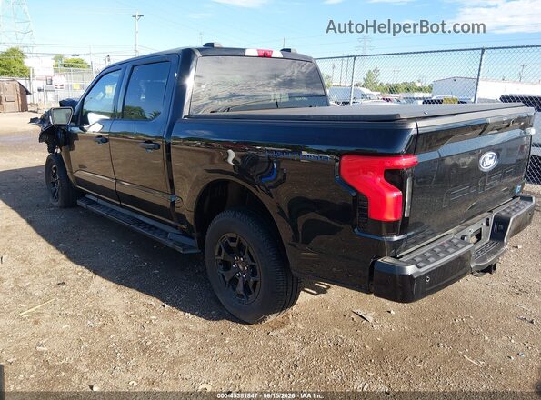 1FTVW3LK9SWG30859 2025 FORD F-150 LIGHTNING Black Rear left