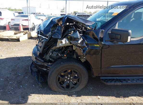 1FTVW3LK9SWG30859 2025 FORD F-150 LIGHTNING Black Front view