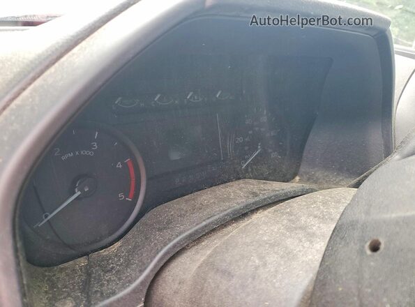 1FD0W4GT1MED44592 2021 FORD F450 White Instrument cluster view